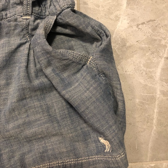 Abercrombie & Fitch Chambray Romper - Picture 5 of 9